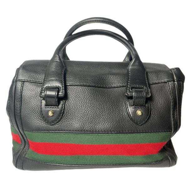 Gucci Black Web Heritage Nubuck Handbag Multiple colors