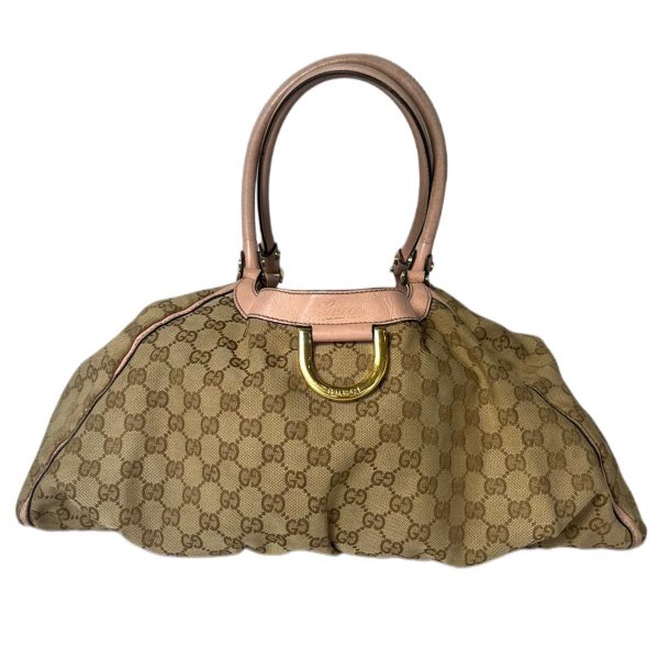 Gucci GG Canvas Abbey D-Ring Crossbody Bag Brown