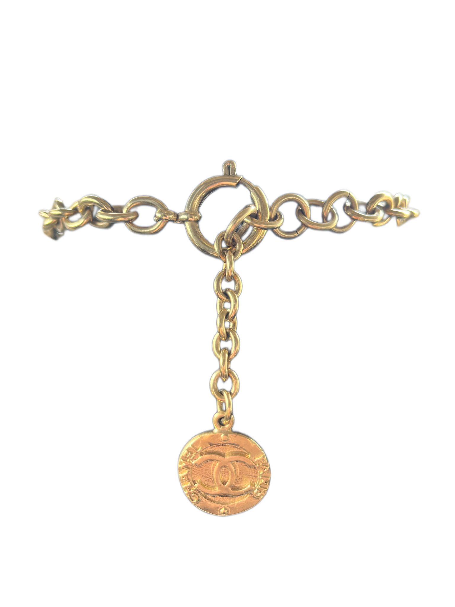 chanel gold coin necklace - Image 2