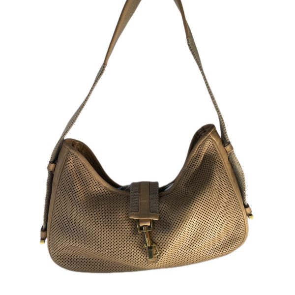 Perforated Jackie Shoulder Bag