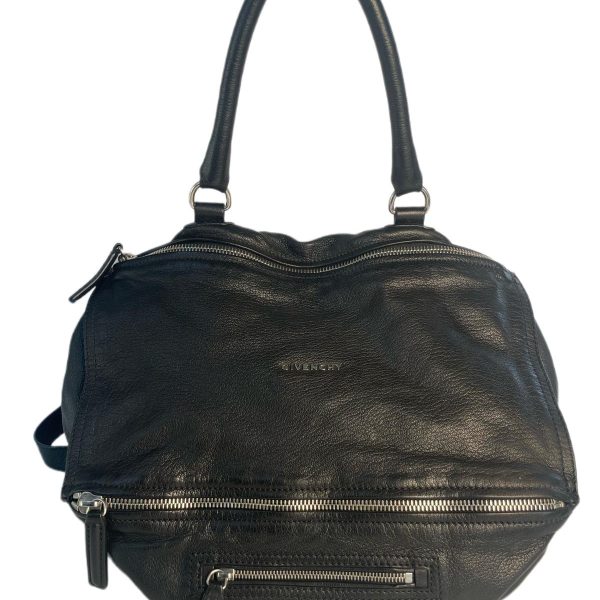 Sugar Goatskin Large Pandora Black
