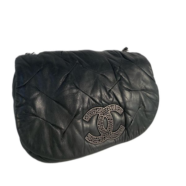 Iridescent Calfskin Glint Flap