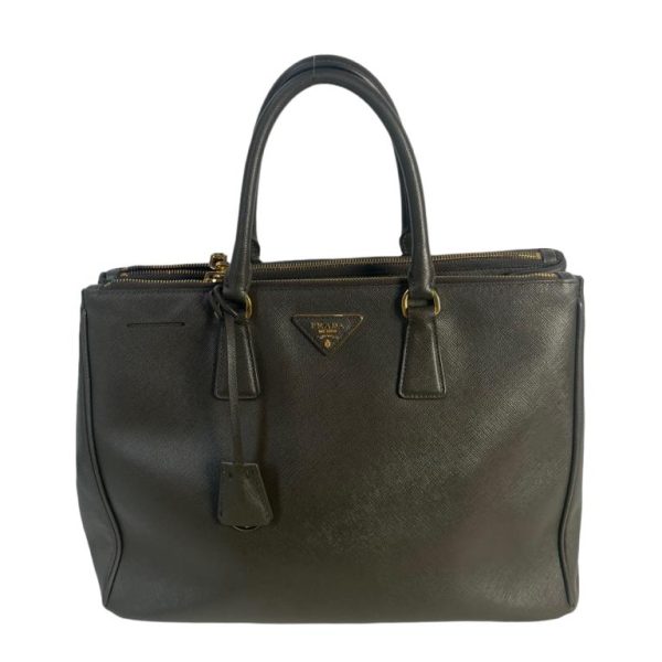 Saffiano Medium Galleria Double Zip Tote Smeraldo