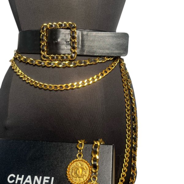 Vintage Chain Drop Belt Waist Belt