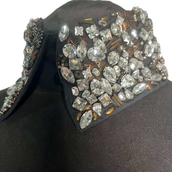 KARL Rhinestone Decor Dickey Collar
