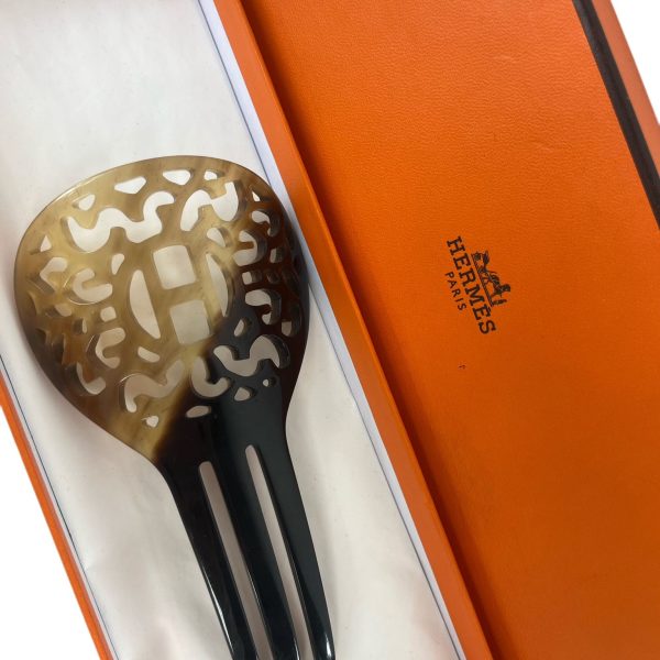 Ornamental hairpin clip by Hermes from Buffalo