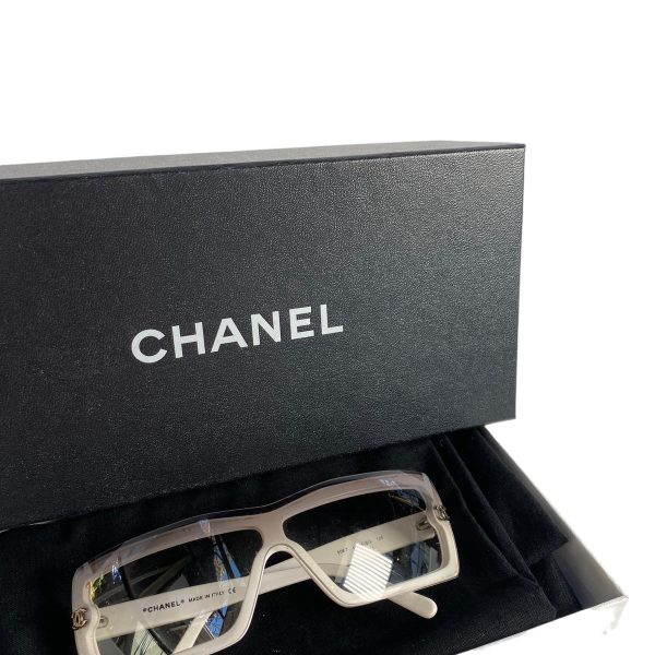 Vintage Chanel Sunglasses White