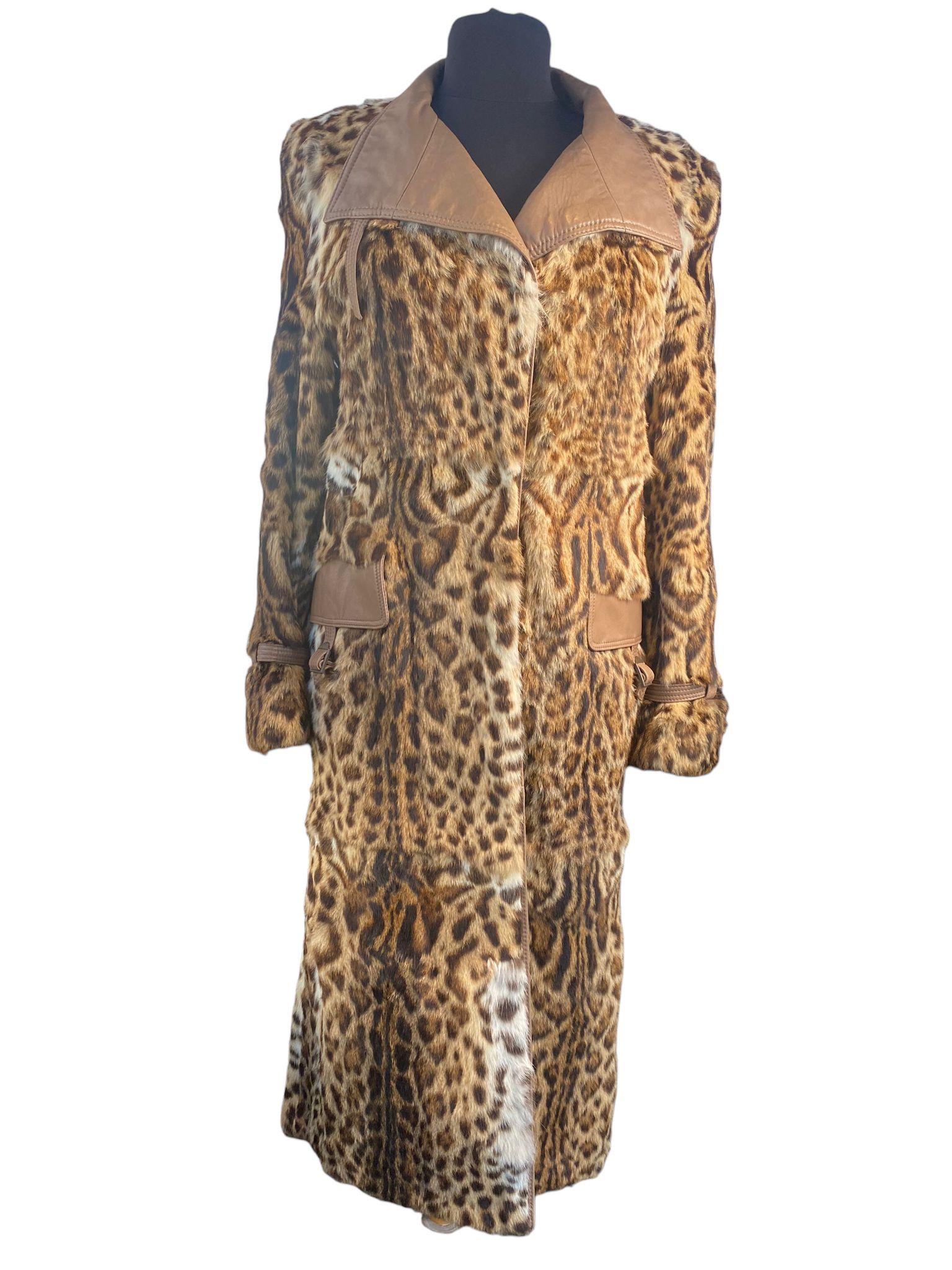 Paolo Moretti vintage spotted fur coat