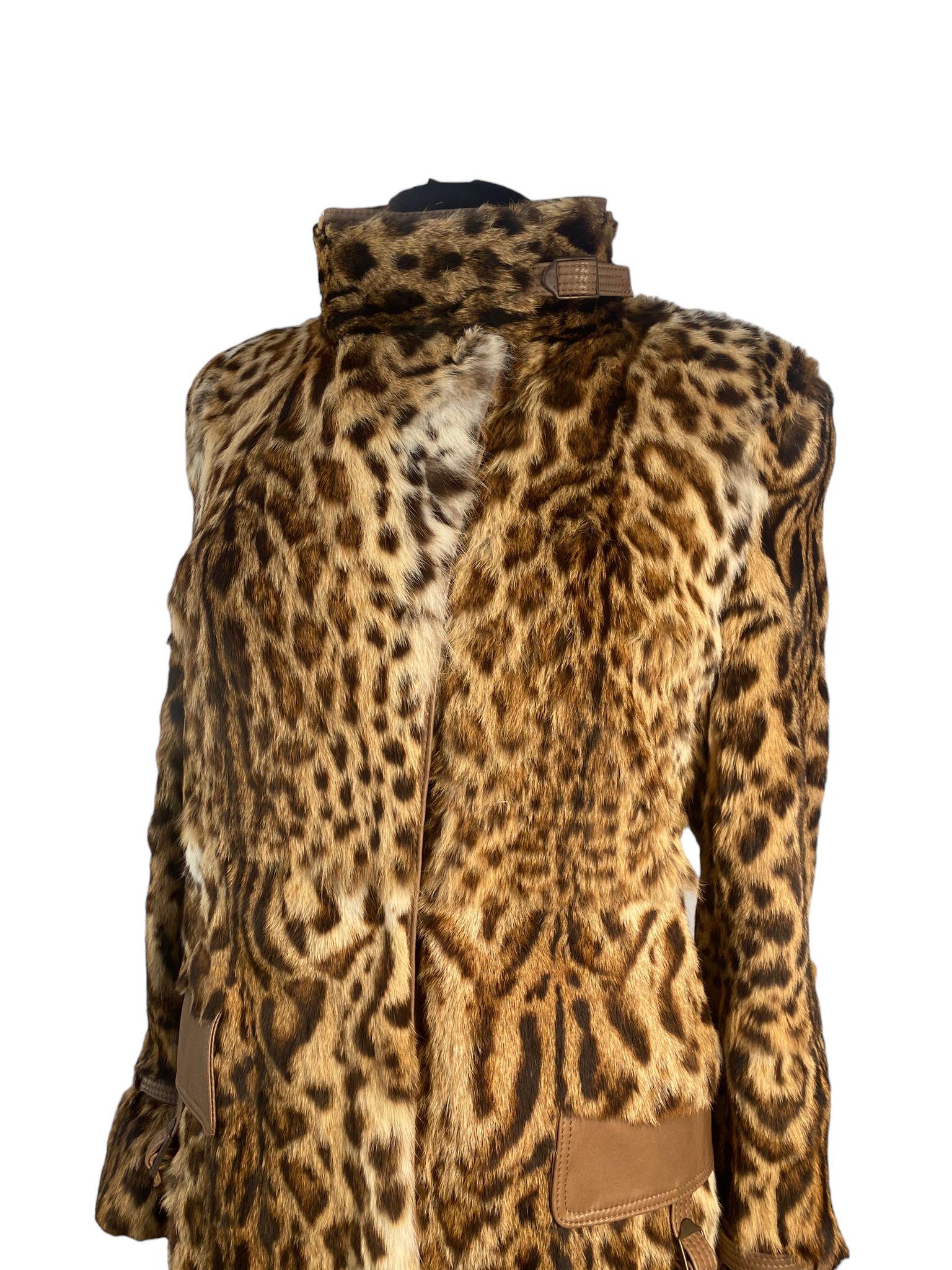 Paolo Moretti vintage spotted fur coat - Image 5