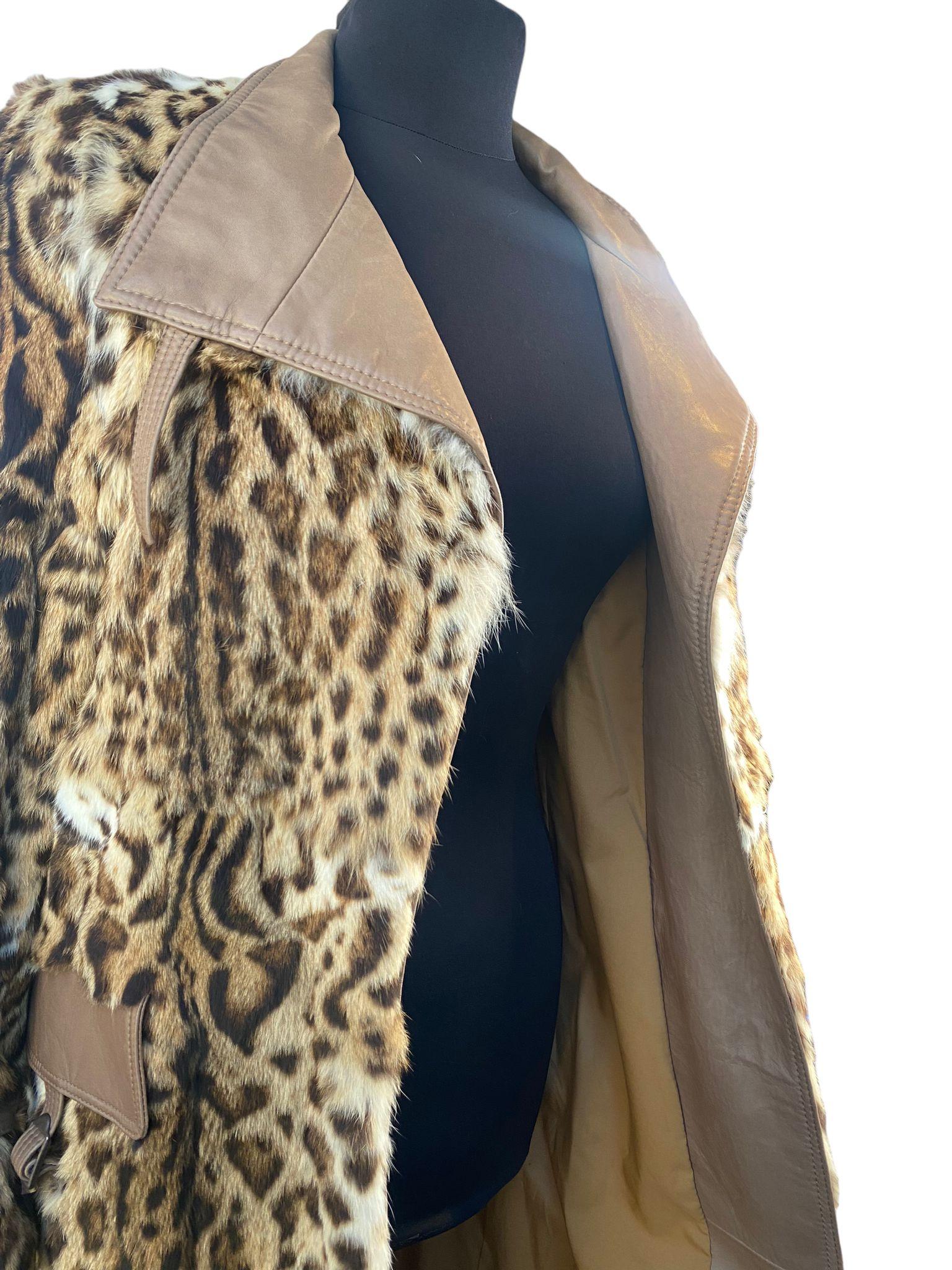 Paolo Moretti vintage spotted fur coat - Image 7