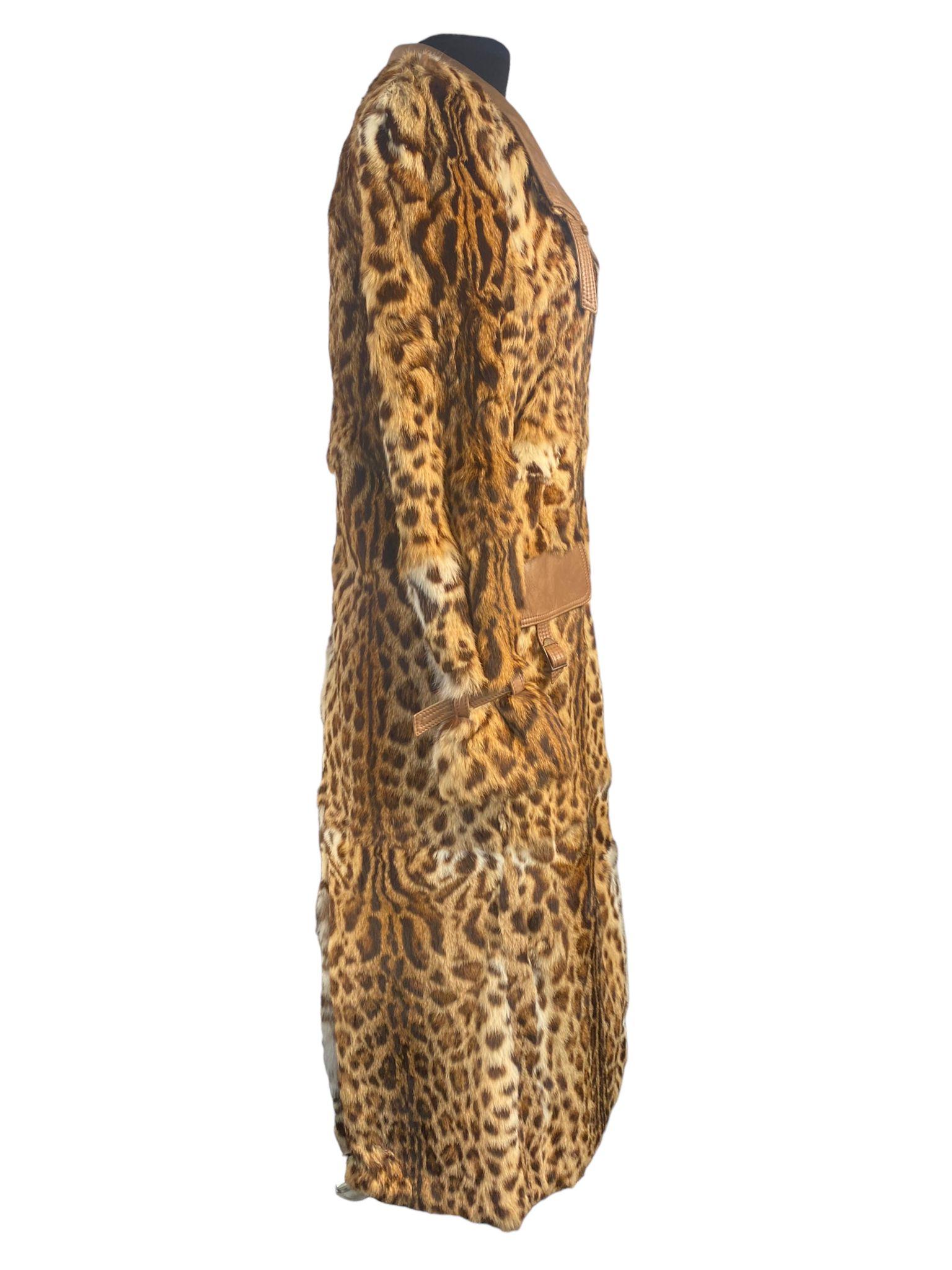 Paolo Moretti vintage spotted fur coat - Image 3