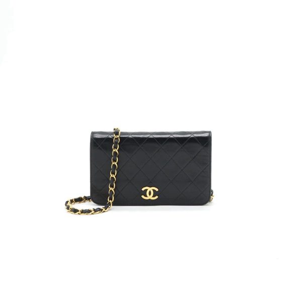 Vintage Full Flap Bag Quilted Lambskin Mini