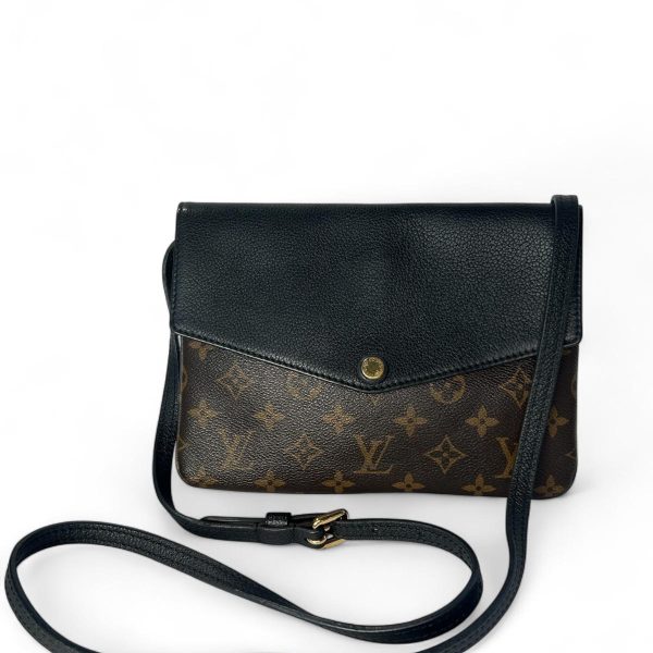 Louis Vuitton Monogram Twice Pochette Black