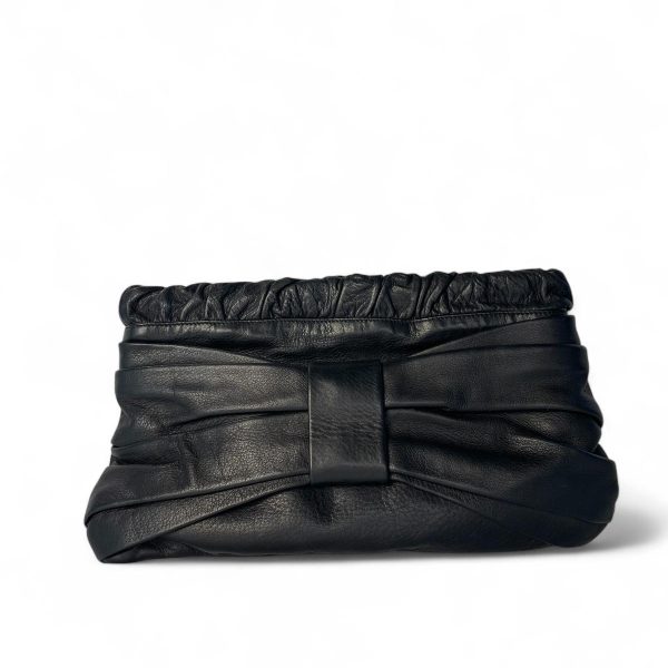 RED Valentino Bow Leather Clutch